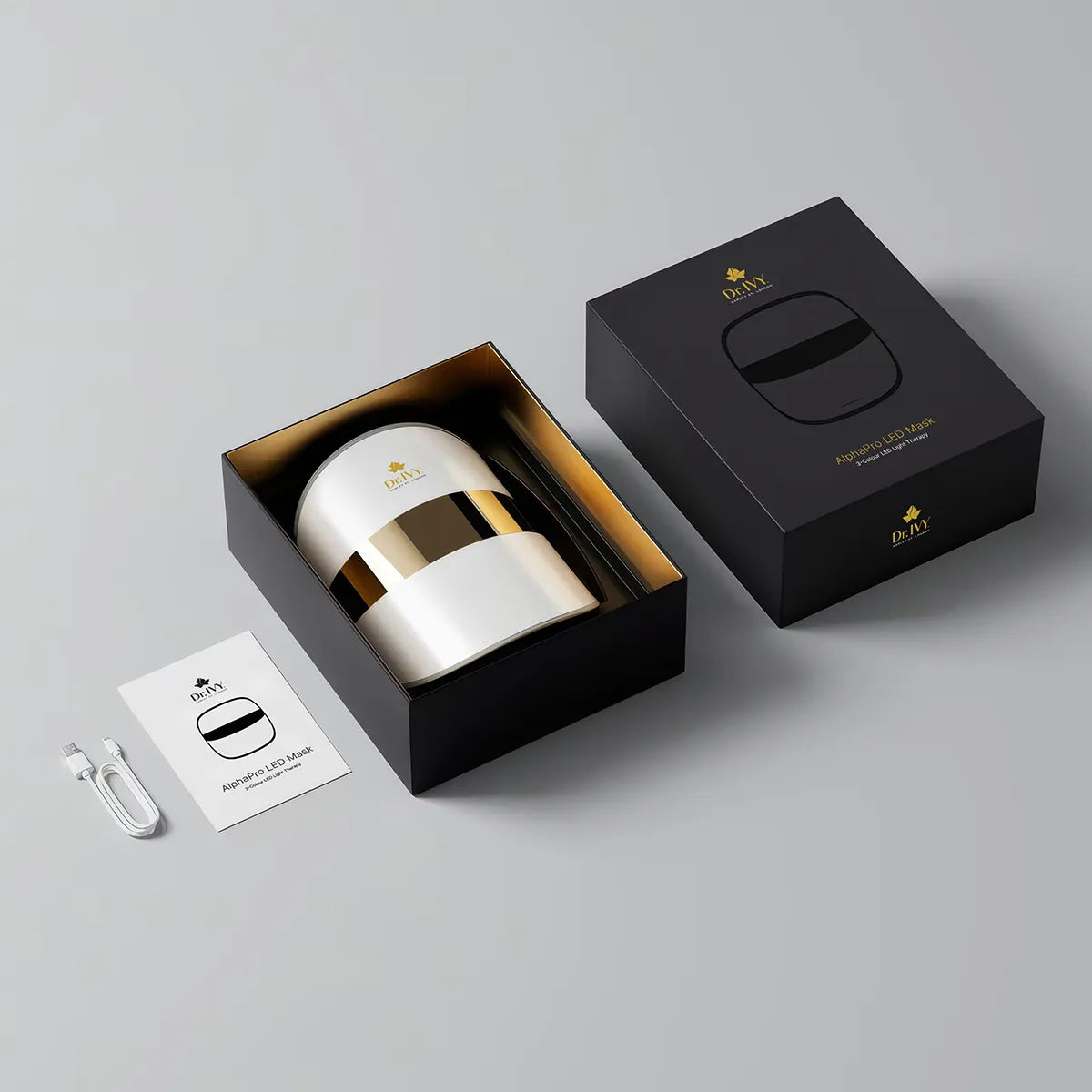 Packaging of Dr Ivy Skincare London Energy LED Face mask
